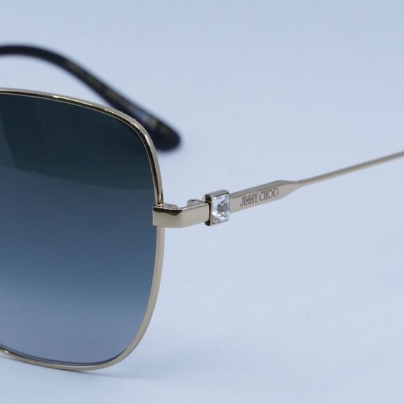 Jimmy Choo sunglasses KORI/G/SK 0RHL 9O Gold / Black / Grey Gradient - Picture 3 of 5